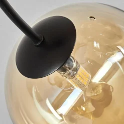 hofstein Plafonnier - Verre Chehalis Ambre, 6 lumières