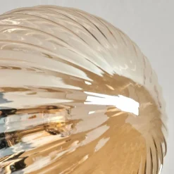 hofstein Plafonnier - Verre Chehalis Ambre, 6 lumières