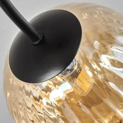 hofstein Plafonnier - Verre Chehalis Ambre, 6 lumières