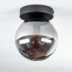 hofstein Plafonnier - Verre Gastor Fumé, 1 lumière