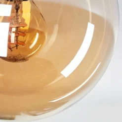 hofstein Plafonnier - Verre Gastor Ambre, 1 lumière