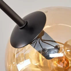 hofstein Plafonnier - Verre Gastor Ambre, 7 lumières