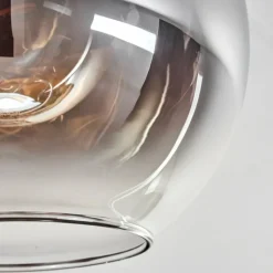 hofstein Plafonnier - Verre Koyoto Écru, Noir, 4 lumières