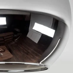 hofstein Plafonnier - Verre Koyoto Laiton, Noir, 1 lumière