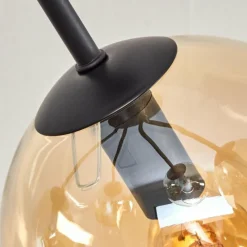 hofstein Plafonnier - Verre Koyoto Ambre, 5 lumières