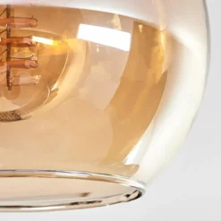 hofstein Plafonnier - Verre Koyoto Ambre, 4 lumières