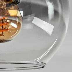 hofstein Plafonnier - Verre Koyoto Laiton, 1 lumière