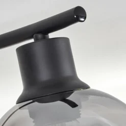 hofstein Plafonnier - Verre Koyoto Clair, Fumé, 4 lumières