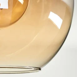 hofstein Plafonnier - Verre Koyoto Ambre, 4 lumières