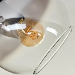 hofstein Plafonnier - Verre Koyoto Noir, 3 lumières