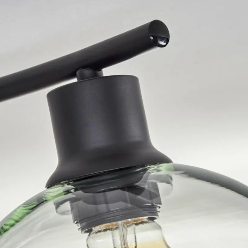 hofstein Plafonnier - Verre Koyoto Clair, 4 lumières