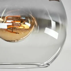 hofstein Plafonnier - Verre Montgomery Écru, Noir, 1 lumière