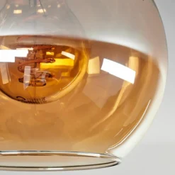 hofstein Plafonnier - Verre Montgomery Écru, Noir, 2 lumières