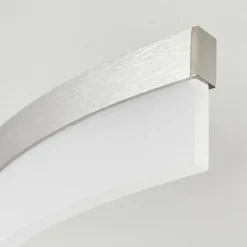 hofstein Plafonnier Vignats LED Nickel mat, 4 lumières, Télécommandes