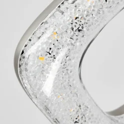 hofstein Plafonnier Villenauxe LED Chrome, Nickel mat, 1 lumière