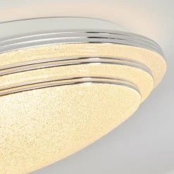 hofstein Plafonnier Villeveyrac LED Blanc, 1 lumière, Télécommandes