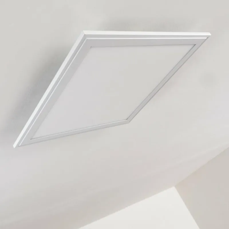 hofstein Plafonnier Voisines LED Blanc, 1 lumière, Télécommandes, Changeur de couleurs