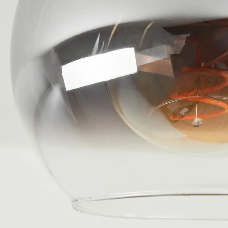 Suspension Verre Fumé-hofstein Plafonnier Vouhet Clair, Fumé, 1 lumière