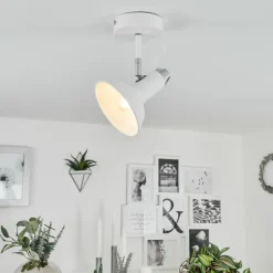 hofstein Plafonnier Vouzy Blanc, 1 lumière