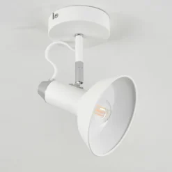 hofstein Plafonnier Vouzy Blanc, 1 lumière