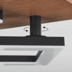 hofstein Plafonnier Walschbronn LED Écru, Noir, 1 lumière