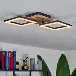 hofstein Plafonnier Walschbronn LED Écru, Noir, 1 lumière