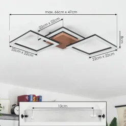 hofstein Plafonnier Walschbronn LED Écru, 1 lumière