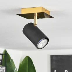 Lampes Dorées-hofstein Plafonnier Zuoz Or, 1 lumière