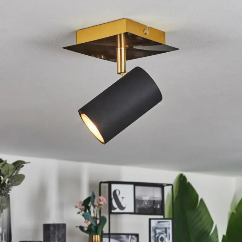 Lampes Dorées-hofstein Plafonnier Zuoz Or, 1 lumière