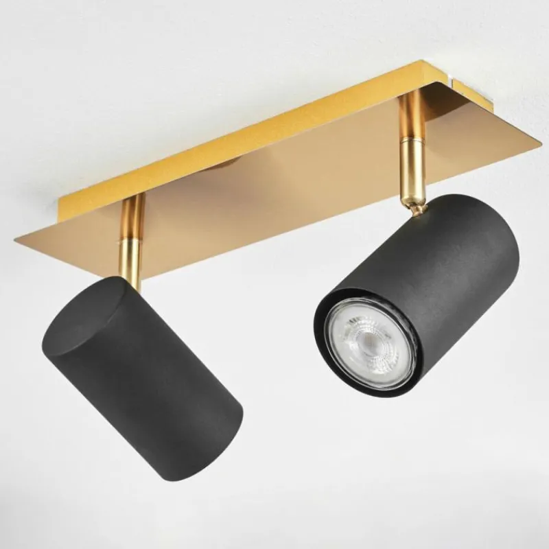 Lampes Dorées-hofstein Plafonnier Zuoz Or, 2 lumières