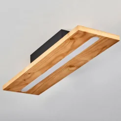 Luminaires Scandinaves-hofstein Plafonnier Adak LED Noir, 1 lumière