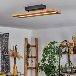 Luminaires Scandinaves-hofstein Plafonnier Adak LED Noir, 1 lumière