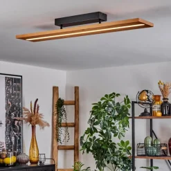 Luminaires Scandinaves-hofstein Plafonnier Adak LED Noir, 1 lumière