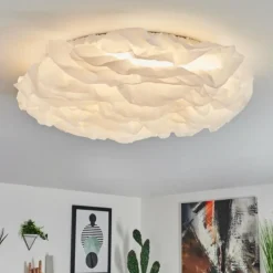 Lampes En Tissu-hofstein Plafonnier Adegoiva LED Blanc, 1 lumière