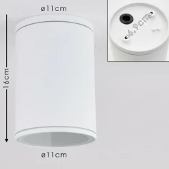 hofstein Plafonnier Agua Blanc, 1 lumière