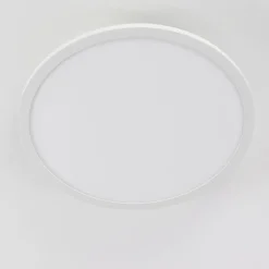 hofstein Plafonnier Ailik LED Blanc, 1 lumière, Télécommandes