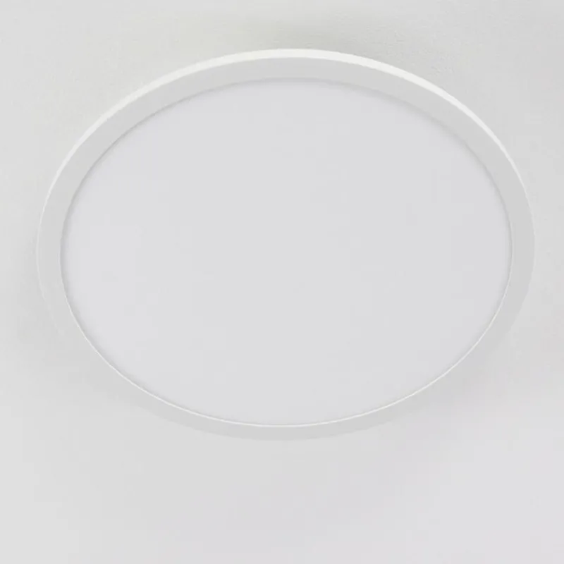 hofstein Plafonnier Ailik LED Blanc, 1 lumière, Télécommandes