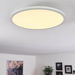 hofstein Plafonnier Ailik LED Blanc, 1 lumière, Télécommandes