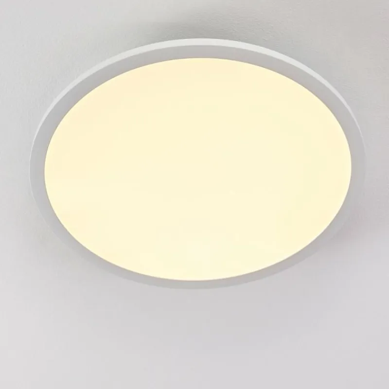 hofstein Plafonnier Ailik LED Blanc, 1 lumière, Télécommandes