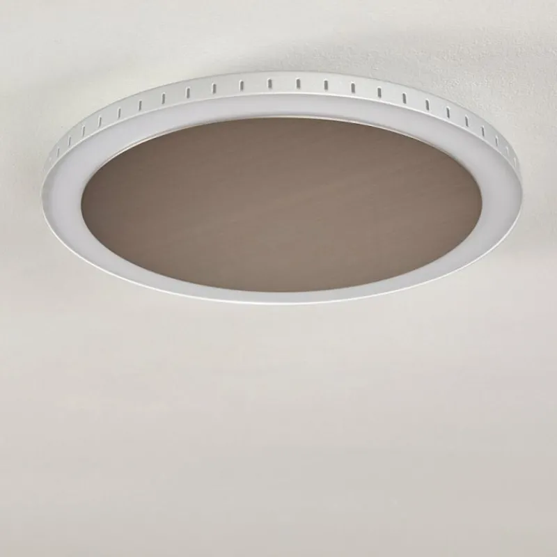 hofstein Plafonnier Aitrach LED Argenté, 1 lumière