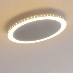 hofstein Plafonnier Aitrach LED Argenté, 1 lumière