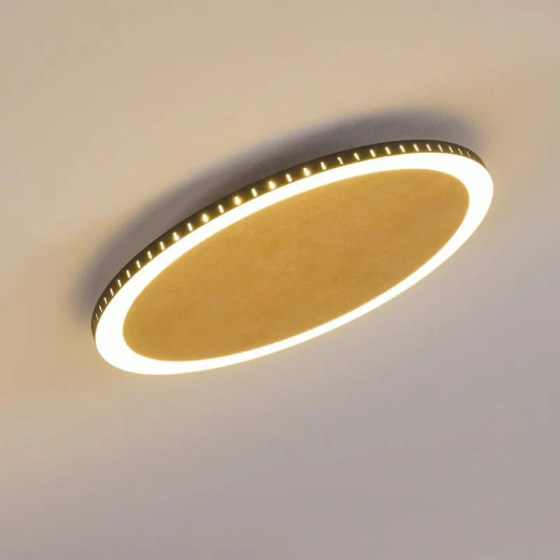 Lampes Dorées-hofstein Plafonnier Aitrach LED Or, Blanc, 1 lumière