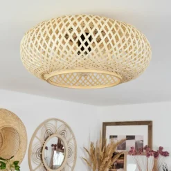 Luminaires Orientaux-hofstein Plafonnier Alavi Noir, 1 lumière