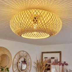 Luminaires Orientaux-hofstein Plafonnier Alavi Noir, 1 lumière