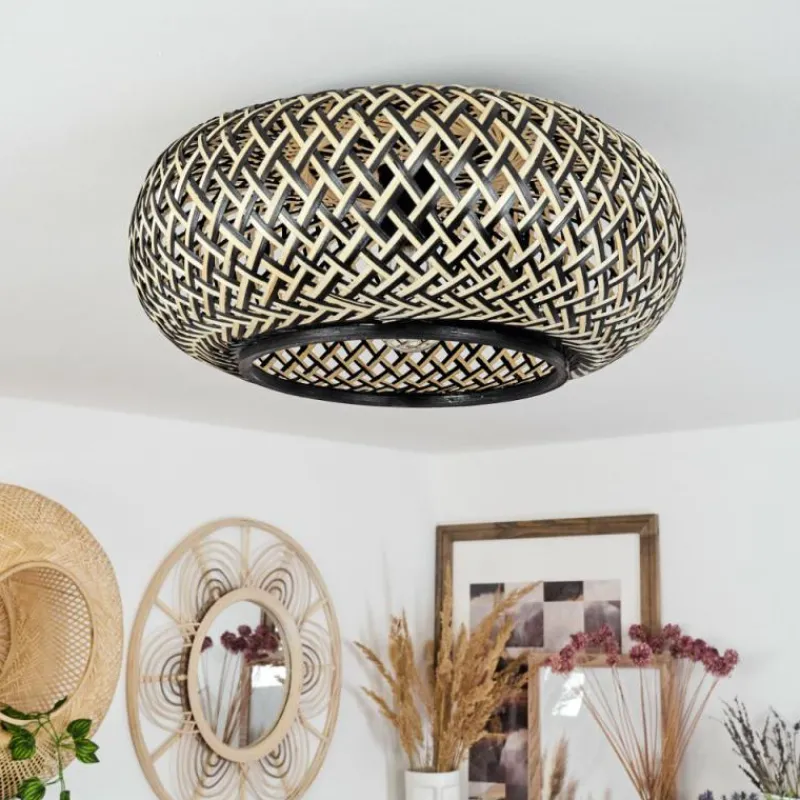 Luminaires Orientaux-hofstein Plafonnier Alavi Noir, 1 lumière