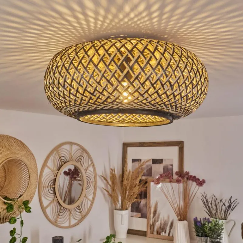 Luminaires Orientaux-hofstein Plafonnier Alavi Noir, 1 lumière