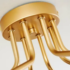 hofstein Plafonnier Alden Laiton, 8 lumières