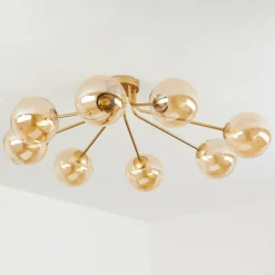 hofstein Plafonnier Alden Laiton, 8 lumières