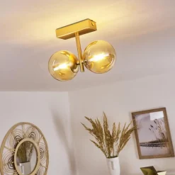 hofstein Plafonnier Alden Laiton, 2 lumières