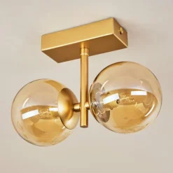 hofstein Plafonnier Alden Laiton, 2 lumières